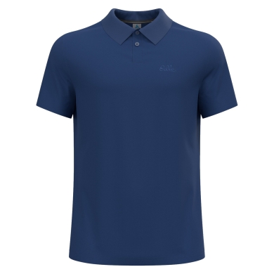 Odlo Hiking/Leisure Polo Essential Solid (comfortable fit, cotton/polyester) navy blue Men