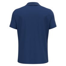 Odlo Hiking/Leisure Polo Essential Solid (comfortable fit, cotton/polyester) navy blue Men