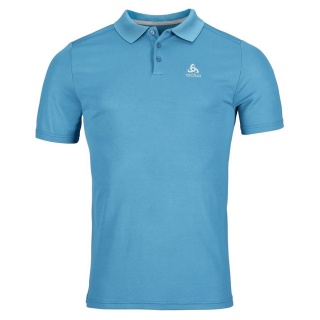 Odlo Hiking/Leisure Polo Cardada (100% Polyester, high wearing comfort) saxony blue Men