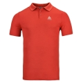 Odlo Hiking/Leisure Polo Cardada (100% Polyester, high wearing comfort) ketchup red Men