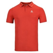 Odlo Hiking/Leisure Polo Cardada (100% Polyester, high wearing comfort) ketchup red Men