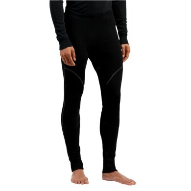 Odlo Functional Underwear Base Layer Trousers Active X-Warm (warm, excellent moisture management) black men's