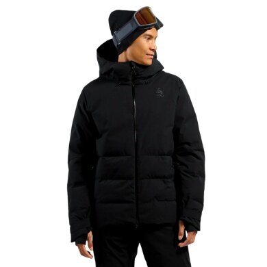 Odlo Winter Jacket Ski Cocoon S-Thermic (synthetic temperature regulation, waterproof) black men's