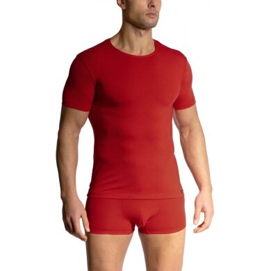 Olaf Benz Underwear T-shirt RED2400 (Moisture Transport, Cotton/Lyocell) red Men's