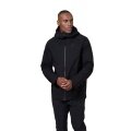 Odlo Winter Jacket Ascent S-Thermic with Hood (Insulated Jacket, Windproof, Waterproof, Breathable) Black Men