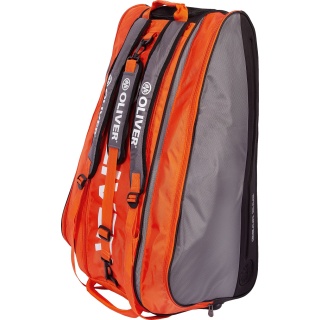 Oliver Racketbag Gearbag (Racket bag, 2 main compartments) silver/orange