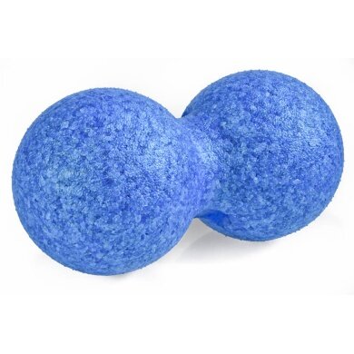 Oliver Fitness Fascia Double Ball 12cm hard blue 1pc