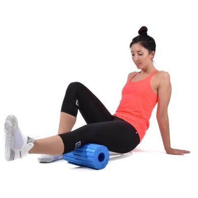 Oliver Fitness Fascia Roller 32cm grooved blue