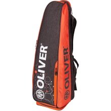 Oliver Backpack Racketbag Long (main compartment, racket compartment) 2023 grey/orange