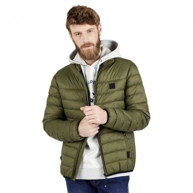 Oxbow quilted jacket Doudoune Junco khaki green men