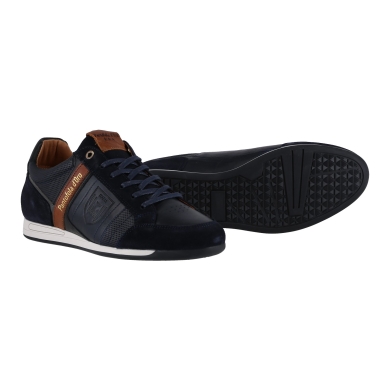 Pantofola d'Oro Sneaker Avezzano Low Leather dress blue Men