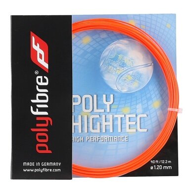 Polyfibre Tennis String Poly Hightec (Durability) orange 12m Set