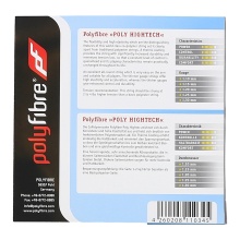 Polyfibre Tennis String Poly Hightec (Durability) orange 12m Set