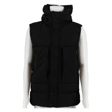 Poolman Quilted Vest with Hood P2304.715 (lightweight, windproof, warmly padded) black Men