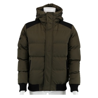 Poolman Winter Jacket with Hood P2304.765 (warmly padded, lightweight) green Men