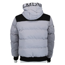 Poolman Winter Jacket with Hood P2304.765 (warmly padded, lightweight) light grey Men