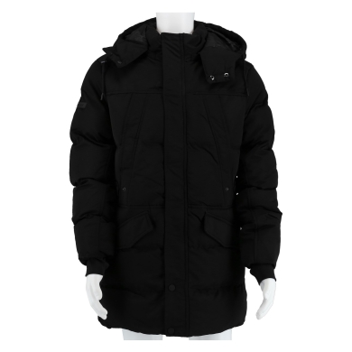 Poolman Winter jacket with hood P2304.738 (warmly padded, lightweight) black Men