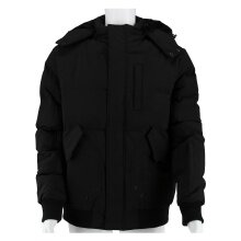 Poolman Winter Jacket with Hood Fur P2304.784 (warmly padded, lightweight) black Men