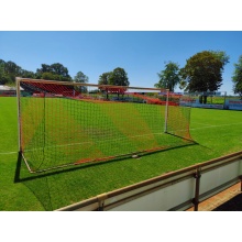 Powershot striped football goal net black/red 7.32m x 2.44m x 2m x 2m