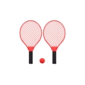 Powershot Mini-Tennis Set red