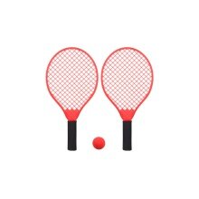 Powershot Mini-Tennis Set red