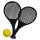 Powershot Mini-Tennis Set (for children) black