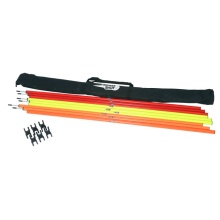 Powershot Slalom Pole Set (Outdoor Set) 1.52m including Bag