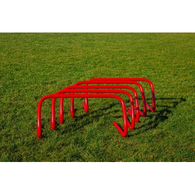 Powershot Training Hurdle Set - 5 pieces 23cm red