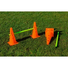 Powershot Marking cones/cones 4-piece set with rods