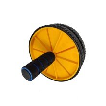 Powershot Double Wheel Ab Roller Black/Yellow