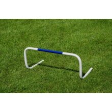 Powershot Training Hurdles Set Self Return (self-righting) - 6 pieces 30cm including bag white/blue