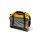 Powershot Sports Bag Cubico (made from recycled polyester) 52x44x33cm -75 liters- black/yellow