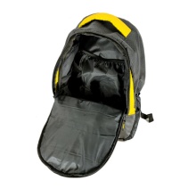 Powershot Backpack Pelota (made from recycled polyester) 48x32x16cm -25 liters- black/yellow