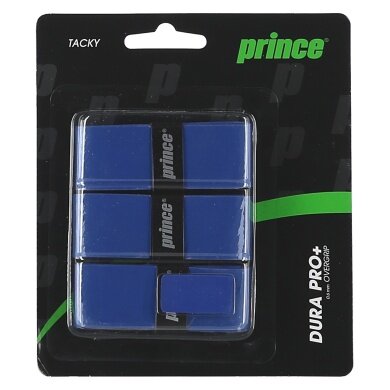 Prince Overgrip Dura Pro+ 0.6mm blue 3 pack