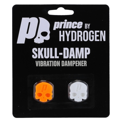 Prince Vibration Dampener by Hydrogen Tattoo Skull orange/white 2-pack