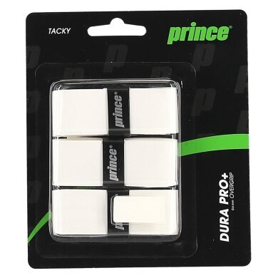 Prince Overgrip Dura Pro+ 0.6mm white 3-pack