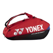 Yonex Racketbag Pro Racquet (Racket bag, 3 main compartments, Thermo compartment) 2024 red 9-pack