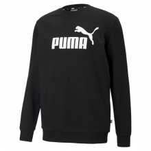 Puma Leisure Sweater Essentials Logo - Cotton - Black/White Men