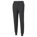 Puma Sweatpants Leisure Essential Logo (Mixed Fabric) long dark grey Men