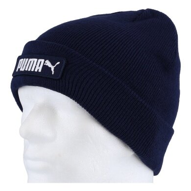 Puma Beanie Classic Cuff - peacoat blue - 1 piece