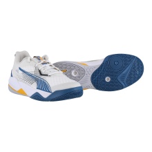 Puma Indoor Court Shoes Eliminate Power Nitro II White/Blue Men