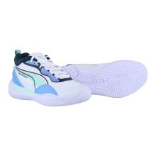 Puma Indoor Shoes Playmaker Pro white/minty burst Men