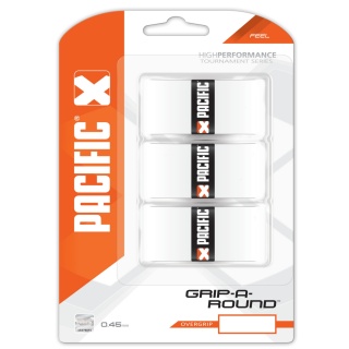 Pacific Overgrip Grip Around 0.45mm white 3 pack