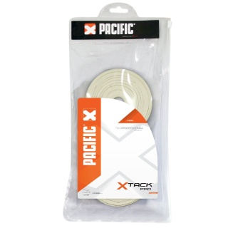 Pacific Overgrip xTack Pro 0.55mm white 30-pack clip bag