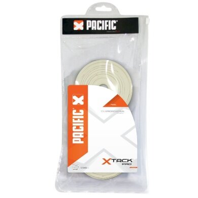 Pacific Overgrip xTack Pro 0.55mm white 30-pack clip bag