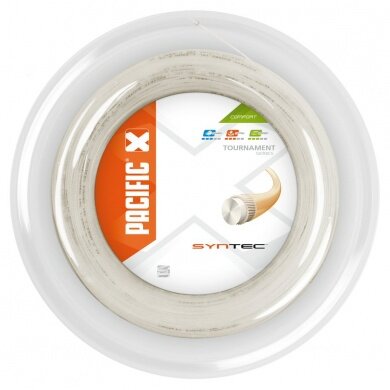 Pacific Tennis String Syntec (Allround+Control) white 200m roll