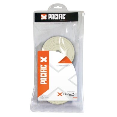 Pacific Overgrip xTack Pro Perfo 0.55mm white 30-pack clip bag