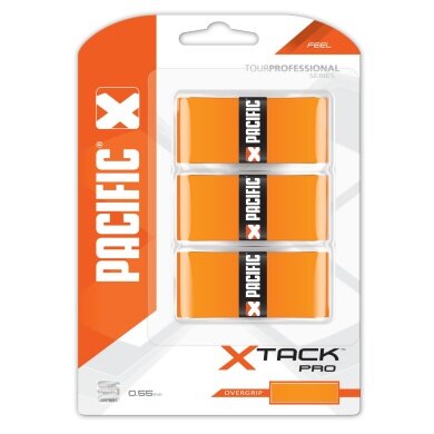 Pacific Overgrip xTack Pro 0.55mm orange 3 pack