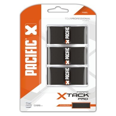 Pacific Overgrip xTack Pro Perfo 0.55mm black 3-pack