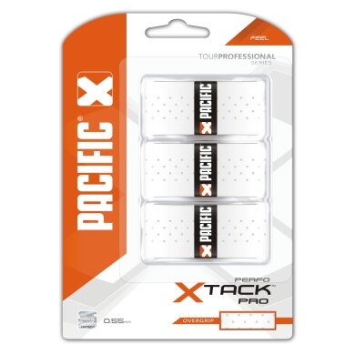 Pacific Overgrip xTack Pro Perfo 0.55mm white 3-pack